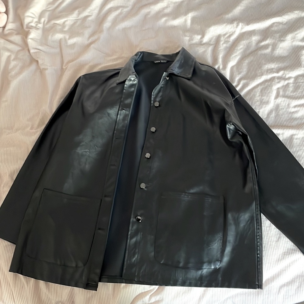 Leather jacket from shein (M)